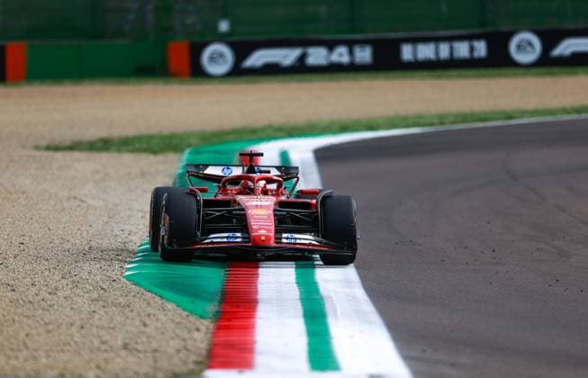 16 Charles Leclerc (MCO, Scuderia Ferrari HP), F1 Grand Prix of Emilia-Romagna at Autodromo Internazionale Enzo e Dino Ferrari on May 19, 2024 in Imola, Italy. (Photo by HOCH ZWEI) Imola Italy