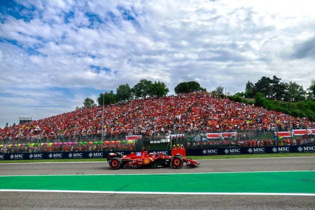 16 Charles Leclerc (MCO, Scuderia Ferrari HP), F1 Grand Prix of Emilia-Romagna at Autodromo Internazionale Enzo e Dino Ferrari on May 19, 2024 in Imola, Italy. (Photo by HOCH ZWEI) Imola Italy