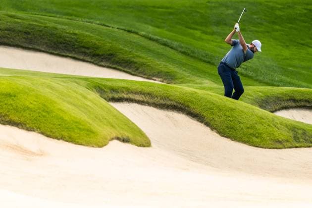240519 Scottie Scheffler of the United States during the final round of the 2024 PGA, Golf Herren Championship Golf Tournament on May 19, 2024 in Louisville. Photo: Petter Arvidson BILDBYRAN kod PA PA0811 golf pga championship bbeng Copyright: PETTERxARVIDSON BB240519PA091
