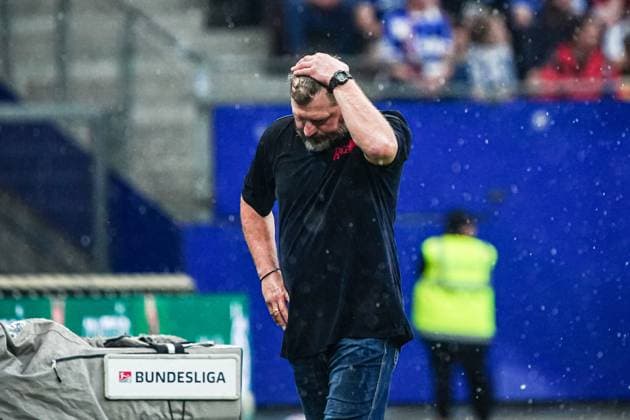 Steffen Baumgart (Hambuger SV, Trainer) ohne Muetze GER, Hamburger SV vs. 1. FC Nuernberg, Fussball, 2. Bundesliga, Spieltag 34, Saison 2023 2024, 19.05.2024 DFL REGULATIONS PROHIBIT ANY USE OF PHOTOGRAPHS AS IMAGE SEQUENCES AND OR QUASI-VIDEO GER, Hamburger SV vs. 1. FC Nuernberg, Fussball, 2. Bundesliga, Spieltag 34, Saison 2023 2024, 19.05.2024 Hamburg