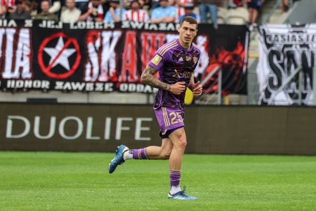 PKO BP Ekstraklasa 23 24 Cracovia - Rakow Czestochowa 05.19.2024 Krakow (Cracow) Poland, Football, PKO BP Ekstraklasa (Polish top league - first level), Sezon (Season) 2023 2024, Cracovia - Rakow Czestochowa op: Bogdan Racovitan Copyright: xKonradxSwieradx IMG_3214