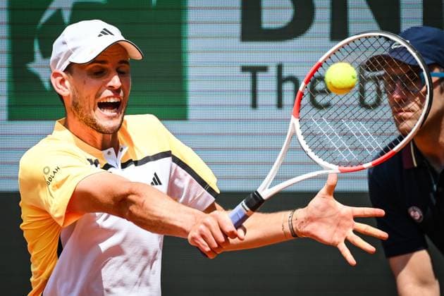 May 20, 2024, Paris, France, France: Dominic THIEM of Austria during first qualifying day of Roland-Garros 2024, French Open 2024, Grand Slam tennis tournament at Roland-Garros Stadium on May 20, 2024 in Paris, France. Paris France - ZUMAm308 20240520_zsp_m308_016 Copyright: xMatthieuxMirvillex