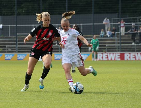 20.05.2024, xgrfx, Fussball 1.Bundesliga Damen, 1.FC Köln Frauen - Eintracht Frankfurt emspor, v.l. Laura Freigang (Eintracht Frankfurt) (DFL DFB REGULATIONS PROHIBIT ANY USE OF PHOTOGRAPHS as IMAGE SEQUENCES and or QUASI-VIDEO) Köln