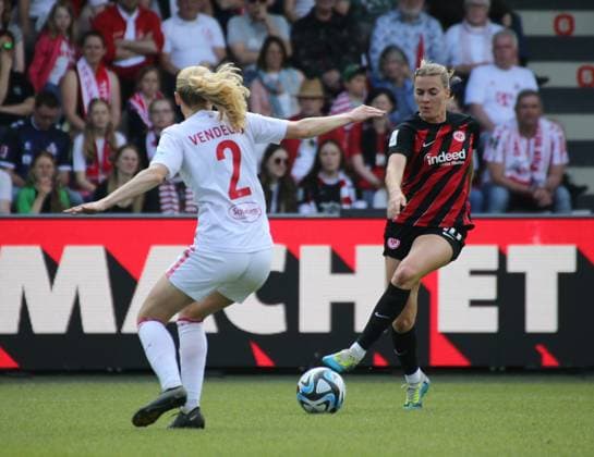 20.05.2024, xgrfx, Fussball 1.Bundesliga Damen, 1.FC Köln Frauen - Eintracht Frankfurt emspor, v.l. Laura Freigang (Eintracht Frankfurt) (DFL DFB REGULATIONS PROHIBIT ANY USE OF PHOTOGRAPHS as IMAGE SEQUENCES and or QUASI-VIDEO) Köln