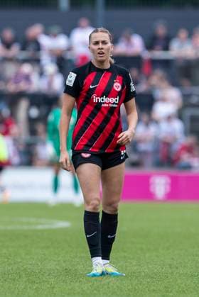 GOOGLE PIXEL Frauen-Bundesliga: 1. FC Köln - Eintracht Frankfurt, 20.05.2024 Laura Freigang (Eintracht Frankfurt, 10). GOOGLE PIXEL Frauen-Bundesliga, 1. FC Köln - Eintracht Frankfurt, 22. Spieltag, am 20.05.2024, Franz-Kremer-Stadion, Köln DFL regulations prohibit any use of photographs as image sequences and or quasi-video Copyright: xBEAUTIFULxSPORTS Meuselx