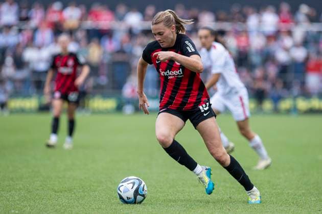 GOOGLE PIXEL Frauen-Bundesliga: 1. FC Köln - Eintracht Frankfurt, 20.05.2024 Laura Freigang (Eintracht Frankfurt, 10). GOOGLE PIXEL Frauen-Bundesliga, 1. FC Köln - Eintracht Frankfurt, 22. Spieltag, am 20.05.2024, Franz-Kremer-Stadion, Köln DFL regulations prohibit any use of photographs as image sequences and or quasi-video Copyright: xBEAUTIFULxSPORTS Meuselx