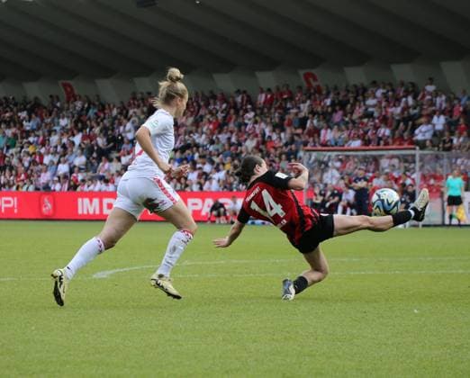 20.05.2024, xgrfx, Fussball 1.Bundesliga Damen, 1.FC Köln Frauen - Eintracht Frankfurt emspor, v.l. Geraldine Reuteler (Eintracht Frankfurt) (DFL DFB REGULATIONS PROHIBIT ANY USE OF PHOTOGRAPHS as IMAGE SEQUENCES and or QUASI-VIDEO) Köln
