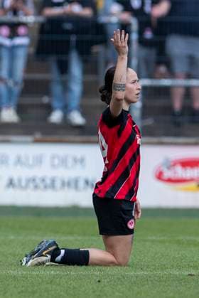 GOOGLE PIXEL Frauen-Bundesliga: 1. FC Köln - Eintracht Frankfurt, 20.05.2024 Geraldine Reuteler (Eintracht Frankfurt, 14). GOOGLE PIXEL Frauen-Bundesliga, 1. FC Köln - Eintracht Frankfurt, 22. Spieltag, am 20.05.2024, Franz-Kremer-Stadion, Köln DFL regulations prohibit any use of photographs as image sequences and or quasi-video Copyright: xBEAUTIFULxSPORTS Meuselx