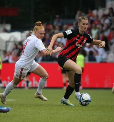 20.05.2024, xgrfx, Fussball 1.Bundesliga Damen, 1.FC Köln Frauen - Eintracht Frankfurt emspor, v.l. Laura Freigang (Eintracht Frankfurt) (DFL DFB REGULATIONS PROHIBIT ANY USE OF PHOTOGRAPHS as IMAGE SEQUENCES and or QUASI-VIDEO) Köln