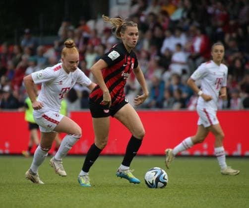 20.05.2024, xgrfx, Fussball 1.Bundesliga Damen, 1.FC Köln Frauen - Eintracht Frankfurt emspor, v.l. Laura Freigang (Eintracht Frankfurt) (DFL DFB REGULATIONS PROHIBIT ANY USE OF PHOTOGRAPHS as IMAGE SEQUENCES and or QUASI-VIDEO) Köln