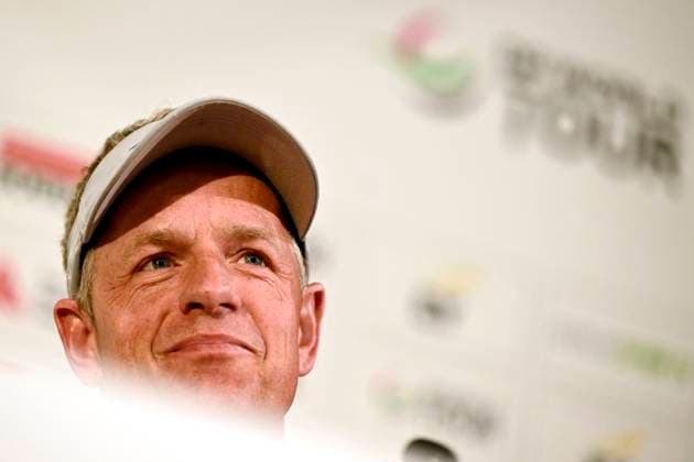 press conference, PK, Pressekonferenz Soudal Open Golf SCHILDE, BELGIUM - MAY 21 : Tournament director Luke Donald pictured during a press conference prior to the DP World Tour Golf Soudal Open at the Rinkven International Golf Club on May 21, 2024 in Schilde, Belgium, 21 05 2024 Schilde Belgium  Copyright: xPeterxDexVoechtx
