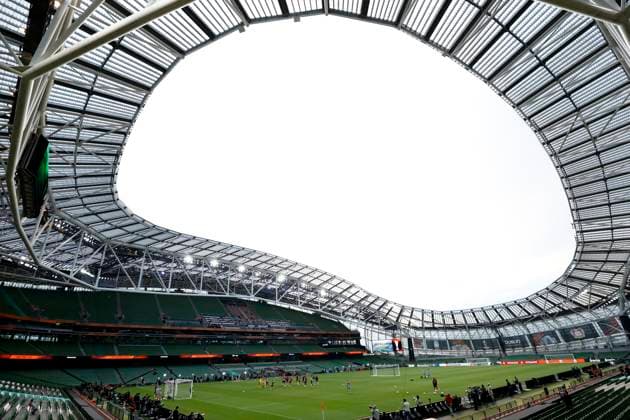 . General view inside the stadium, Training Session - UEFA Europa League Final 2023 24, Bayer 04 Leverkusen, Dublin Arena, May 21, 2024, Dublin, Ireland.