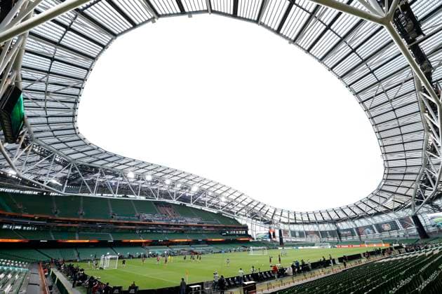 . General view inside the stadium, Training Session - UEFA Europa League Final 2023 24, Bayer 04 Leverkusen, Dublin Arena, May 21, 2024, Dublin, Ireland.