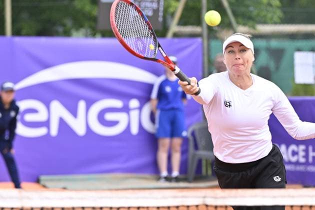 Tennis - Internationaux de Strasbourg - Vera Zvonareva - Russie TENNIS - Internationaux de Strasbourg - 22 05 2024 ChrysleneCaillaud Panoramic 
