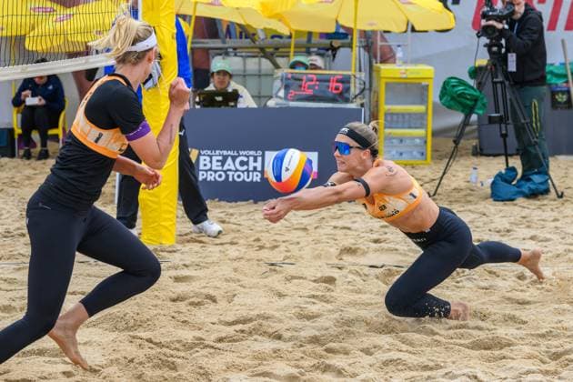 Beach Pro Tour - Elite 16 Espinho, Portugal, 22.05.2024 Sandra Ittlinger (GER); Beach Pro Tour - Elite 16 Espinho, Espinho am 22.05.2024 Copyright: xBEAUTIFULxSPORTS PeterxWeberx