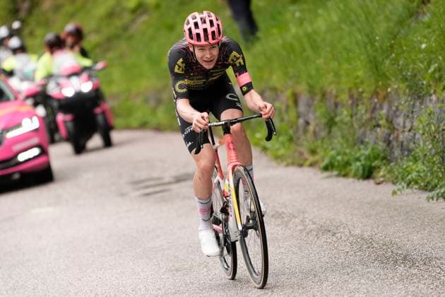 Steinhauser Georg (Team Ef Education Easy Post), during the stage 17 of the of the Giro d Italia from Selva di Val Gardena to Passo Brocon, 22 May 2024 Italy.  Copyright: xFabioxFerrarix xLaPressex