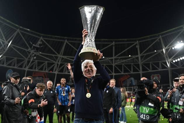 Gian Piero Gasperini Coach (Atalanta) during the UEFA Europa League Final match between Atalanta 3-0 Bayern Leverkusen at Dublin Arena Stadium on May 22, 2024 in Dublin, EIRE. Noxthirdxpartyxsales  (254174585)