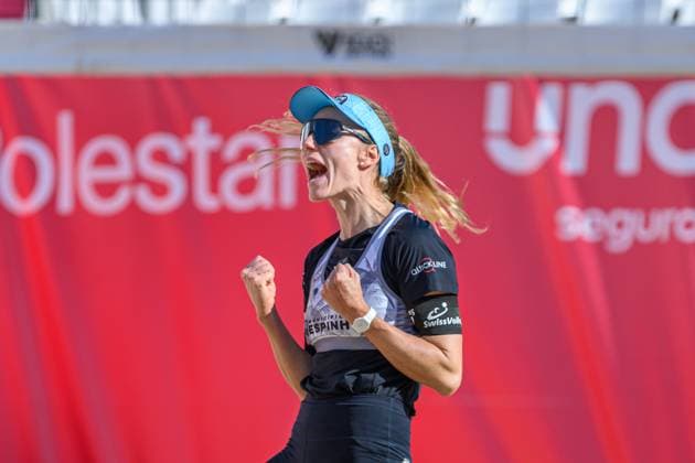 Beach Pro Tour - Elite 16 Espinho, Portugal, 23.05.2024 Nina Brunner (SUI); Beach Pro Tour - Elite 16 Espinho, Espinho am 23.05.2024 Copyright: xBEAUTIFULxSPORTS PeterxWeberx