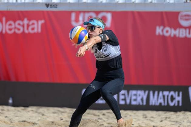 Beach Pro Tour - Elite 16 Espinho, Portugal, 23.05.2024 Nina Brunner (SUI); Beach Pro Tour - Elite 16 Espinho, Espinho am 23.05.2024 Copyright: xBEAUTIFULxSPORTS PeterxWeberx