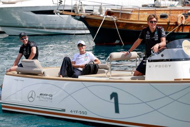 63 George Russell (GBR, Mercedes-AMG Petronas F1 Team), F1 Grand Prix of Monaco at Circuit de Monaco on May 23, 2024 in Monte-Carlo, Monaco. (Photo by HOCH ZWEI) Monte-Carlo Monaco