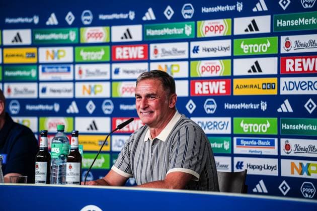 Stefan Kuntz (Hamburger SV, Sportvorstand) GER, Pressekonferenz mit Dr. Michael Papenfuss und Stefan Kuntz, 23.05.2024 GER, Pressekonferenz mit Dr. Michael Papenfuss und Stefan Kuntz, 23.05.2024 Hamburg