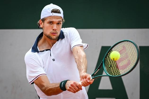 May 23, 2024, Paris, France, France: Otto VIRTANEN of Finland during fourth qualifying day of Roland-Garros 2024, French Open 2024, Grand Slam tennis tournament at Roland-Garros Stadium on May 23, 2024 in Paris, France. Paris France - ZUMAm308 20240523_zsp_m308_008 Copyright: xMatthieuxMirvillex