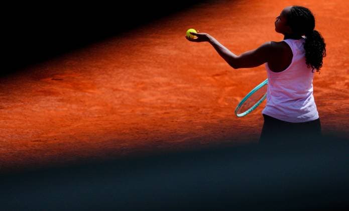 Coco Gauff practices French Open Tennis, Thursday Practice and Qualifying, Tennis, Roland Garros, Paris, France - 23 May 2024  Copyright: xJavierxGarcia Shutterstockx 14496641cn