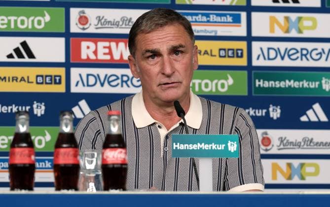 Hamburger SV PK 23.05.2024 mit Michael Papenfuss und Stefan Kuntz Vorstellung Vorstand Stefan Kuntz