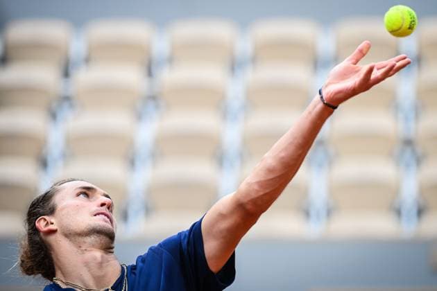 May 23, 2024, Paris, France, France: Alexander ZVEREV of Germany during a training session of Roland-Garros 2024, French Open 2024, Grand Slam tennis tournament at Roland-Garros Stadium on May 23, 2024 in Paris, France. Paris France - ZUMAm308 20240523_zsp_m308_013 Copyright: xMatthieuxMirvillex