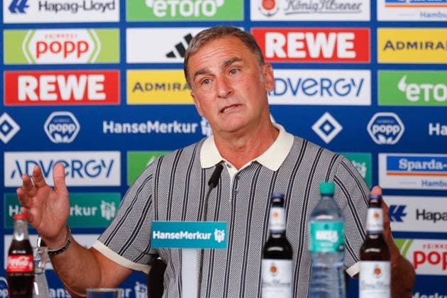 Vorstand Stefan Kuntz ( HSV ) Deutschland , Hamburg , Volksparkstadion , Fussball , Bundesliga , 2. Fussball Bundesliga , Hamburger SV , Vorstellung von Stefan Kuntz Vorstand Sport