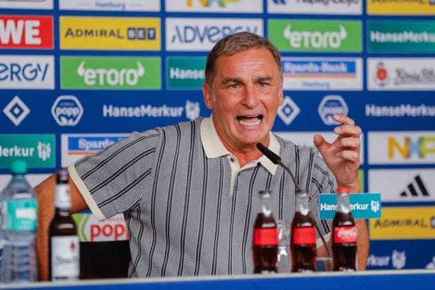 Vorstand Stefan Kuntz ( HSV ) Deutschland , Hamburg , Volksparkstadion , Fussball , Bundesliga , 2. Fussball Bundesliga , Hamburger SV , Vorstellung von Stefan Kuntz Vorstand Sport