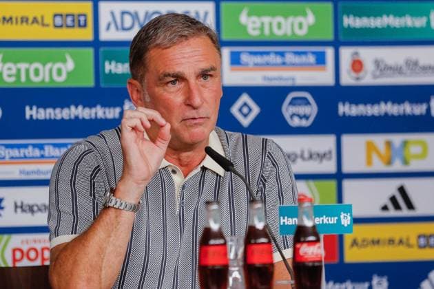 Vorstand Stefan Kuntz ( HSV ) Deutschland , Hamburg , Volksparkstadion , Fussball , Bundesliga , 2. Fussball Bundesliga , Hamburger SV , Vorstellung von Stefan Kuntz Vorstand Sport