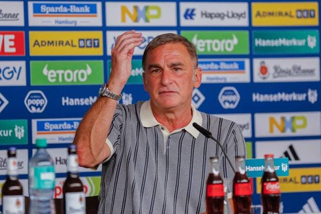 Vorstand Stefan Kuntz ( HSV ) Deutschland , Hamburg , Volksparkstadion , Fussball , Bundesliga , 2. Fussball Bundesliga , Hamburger SV , Vorstellung von Stefan Kuntz Vorstand Sport