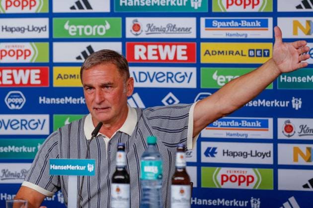Vorstand Stefan Kuntz ( HSV ) Deutschland , Hamburg , Volksparkstadion , Fussball , Bundesliga , 2. Fussball Bundesliga , Hamburger SV , Vorstellung von Stefan Kuntz Vorstand Sport