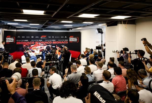 MONACO - Max Verstappen (Red Bull Racing) during the press conference, PK, Pressekonferenz at the Circuit de Monaco in the run-up to the Monaco Grand Prix. ANP SEM VAN DER WAL xVIxANPxSportx xxANPxIVx 499344130 originalFilename: 499344130.jpg