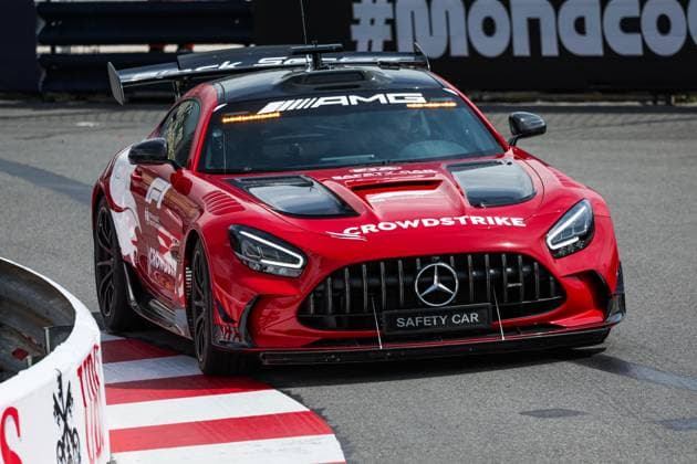 The FIA Mercedes-AMG GT Black Series Safety Car during the Formula 1 Grand Prix de Monaco 2024, 8th round of the 2024 Formula One World Championship, WM, Weltmeisterschaft from May 23 to 26, 2024 on the Circuit de Monaco, in Monaco - F1 - MONACO GRAND PRIX 2024 DPPI Panoramic  240523_R08_MONACO_DP_FGOO8761