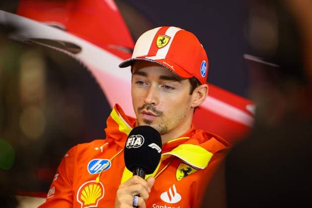 Charles Leclerc (MON) - Scuderia Ferrari - Ferrari SF-24 - Ferrari during press conference, PK, Pressekonferenz of Formula 1 Grand Prix de Monaco 2024 at Monte Carlo (MC), may 23-26 2024  Copyright: xAlessioxDexMarco IPAxSportx xipax xx IPA_46441985 IPA_Agency_IPA46441985