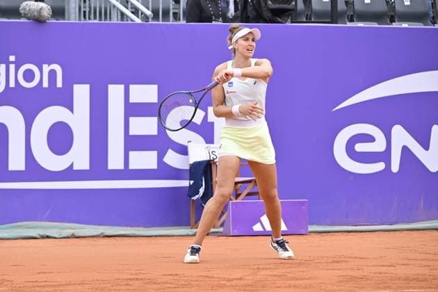 Tennis - Internationaux de Strasbourg - Beatriz Haddad Maia - Bresil TENNIS - Internationaux de Strasbourg - 23 05 2024 ChrysleneCaillaud Panoramic 