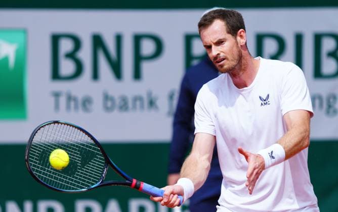 Andy Murray practices French Open Tennis, Thursday Practice and Qualifying, Tennis, Roland Garros, Paris, France - 23 May 2024  Copyright: xJavierxGarcia Shutterstockx 14496641gq