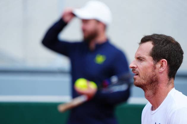 Andy Murray practices French Open Tennis, Thursday Practice and Qualifying, Tennis, Roland Garros, Paris, France - 23 May 2024  Copyright: xJavierxGarcia Shutterstockx 14496641hu