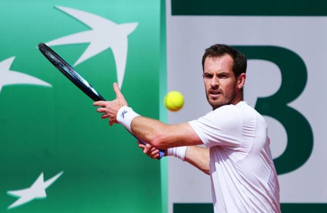 Andy Murray practices French Open Tennis, Thursday Practice and Qualifying, Tennis, Roland Garros, Paris, France - 23 May 2024  Copyright: xJavierxGarcia Shutterstockx 14496641he