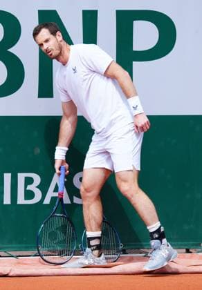 Andy Murray practices French Open Tennis, Thursday Practice and Qualifying, Tennis, Roland Garros, Paris, France - 23 May 2024  Copyright: xJavierxGarcia Shutterstockx 14496641jb