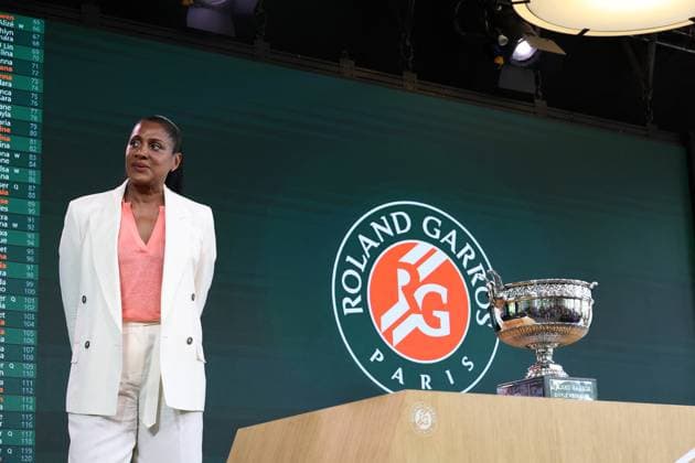 The Draw At Rolang Garros 2024 NB Marie Jose Perec during the draw at Rolang Garros 2024 on May 23, 2024 in Paris, France. Photo by Nasser Berzane ABACAPRESS.COM Paris France  Copyright: xBerzanexNasser ABACAx