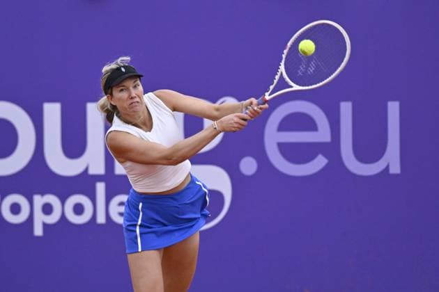 Tennis - Internationaux de Strasbourg - Danielle Collins - USA TENNIS - Internationaux de Strasbourg - 23 05 2024 ChrysleneCaillaud Panoramic 