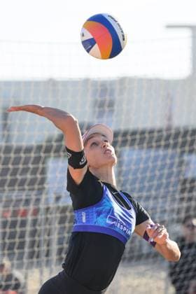 Beach Pro Tour - Elite 16 Espinho, Portugal, 24.05.2024 Anouk Verge-Depre (SUI); Beach Pro Tour - Elite 16 Espinho, Espinho am 24.05.2024 Copyright: xBEAUTIFULxSPORTS PeterxWeberx