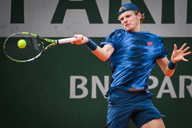 May 24, 2024, Paris, France, France: Jesper DE JONG of Netherlands during fifth qualifying day of Roland-Garros 2024, French Open 2024, Grand Slam tennis tournament at Roland-Garros Stadium on May 24, 2024 in Paris, France. Paris France - ZUMAm308 20240524_zsp_m308_007 Copyright: xMatthieuxMirvillex