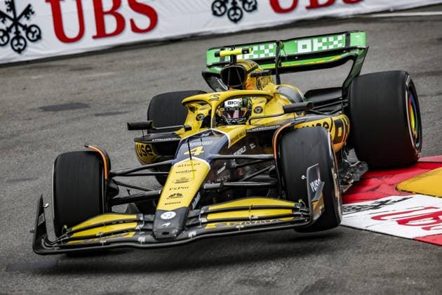 04 NORRIS Lando (gbr), McLaren F1 Team MCL38, action during the Formula 1 Grand Prix de Monaco 2024, 8th round of the 2024 Formula One World Championship, WM, Weltmeisterschaft from May 23 to 26, 2024 on the Circuit de Monaco, in Monaco - F1 - MONACO GRAND PRIX 2024 DPPI Panoramic  240524_R08_MONACO_DP_EA012086
