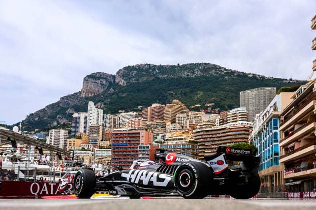 Kevin Magnussen of Denmark and Haas F1 in Aktion, Practice, F1 Grand Prix of Monaco, Monaco am 24. May 2024 in Monte Carlo, Monaco. (Foto von Diogo Cardoso DeFodi Images) Kevin Magnussen of Denmark and Haas F1 in action, Practice, F1 Grand Prix of Monaco, Monaco on May 24, 2024 in Monte Carlo, Monaco. (Photo by Diogo Cardoso DeFodi Images) Defodi-645_f1mon20240524_0039
