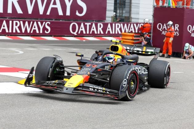 Sergio Perez (Red Bull), 1 Freies Training, Grosser Preis von Monaco, Motorsport, Herren, Formel 1, 24.05.2024 Monte Carlo Monaco MCO