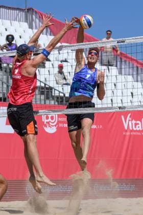 Beach Pro Tour - Elite 16 Espinho, Portugal, 24.05.2024 Nils Ehlers (GER); Beach Pro Tour - Elite 16 Espinho, Espinho am 24.05.2024 Copyright: xBEAUTIFULxSPORTS PeterxWeberx